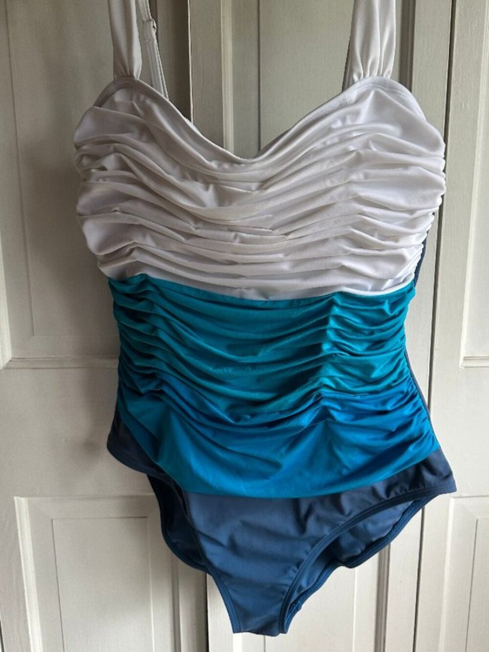 Swimsuit Draped front Size 16 USED